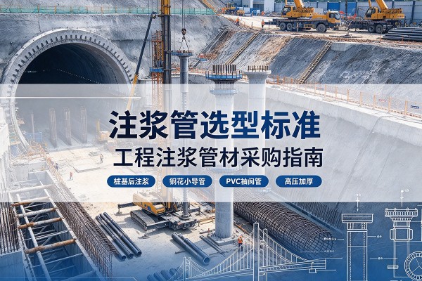 麦盖提注浆管选型标准