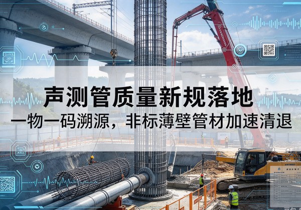 麦盖提声测管质量新规落地，一物一码溯源，非标薄壁管材加速清退